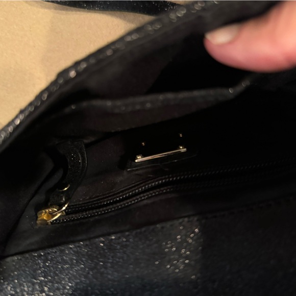 Milly Black Metallic Mini Shoulder Bag - Picture 8 of 11